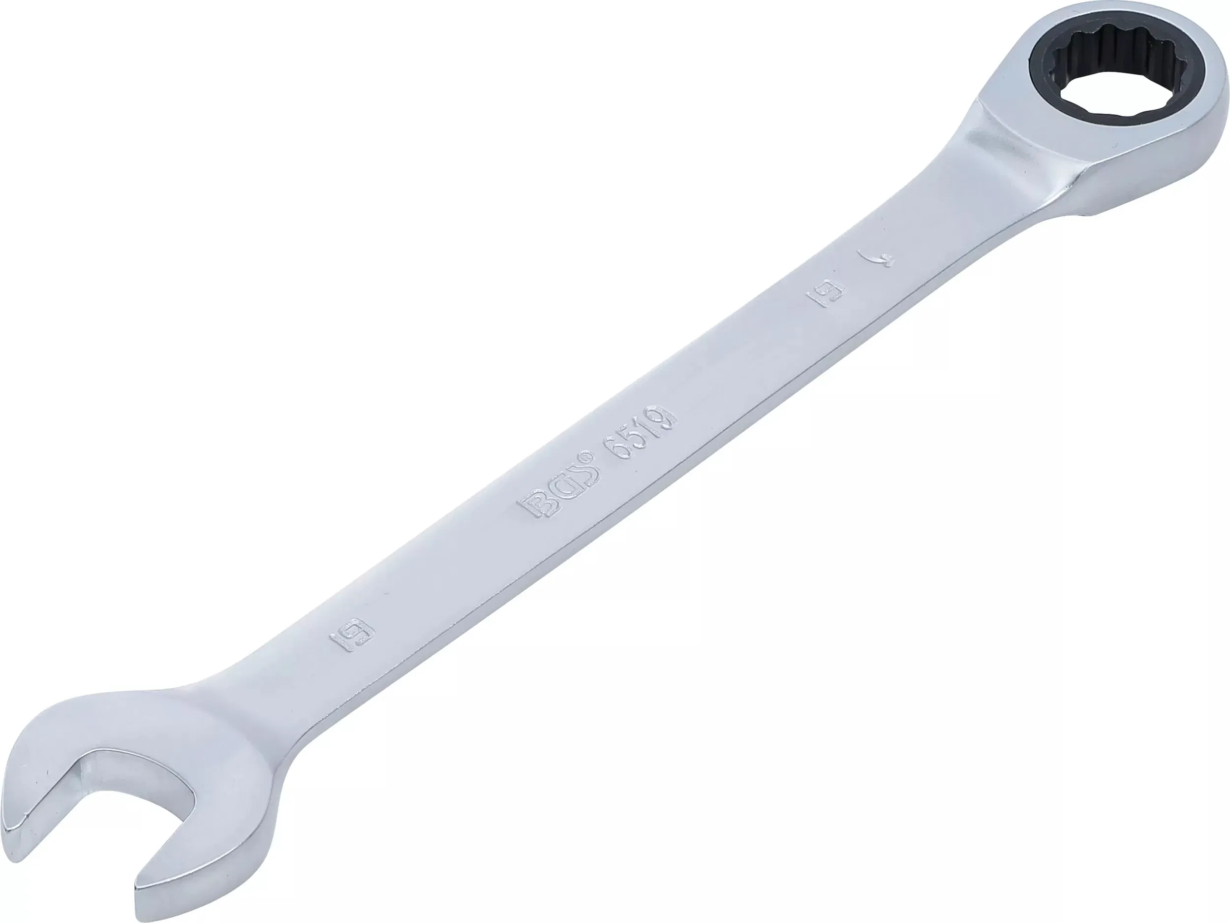 BGS Technic 9-6519 csillag-villáskulcs, racsnis, 19 mm termék fő termékképe