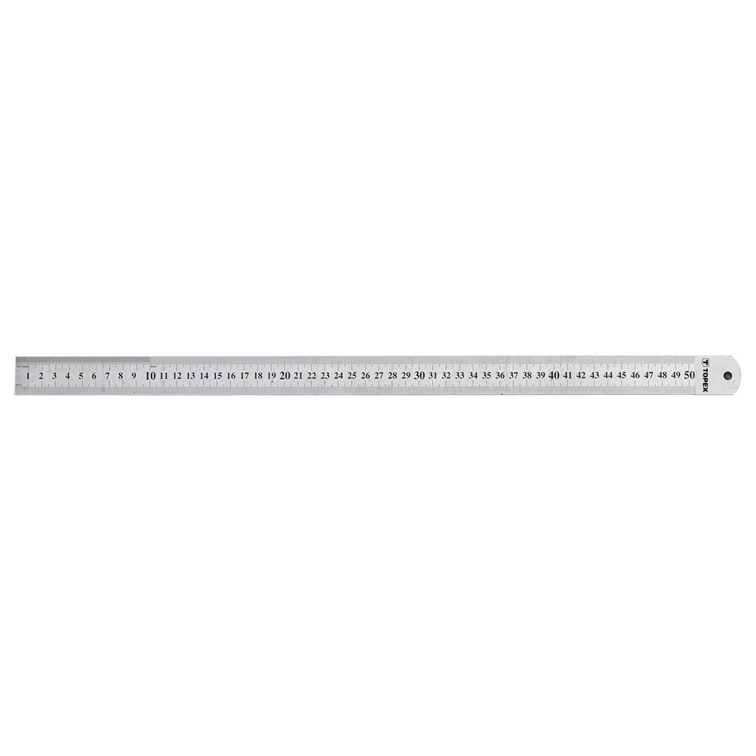 Topex 31C050 acél vonalzó, rozsdamentes, 50 cm termék fő termékképe