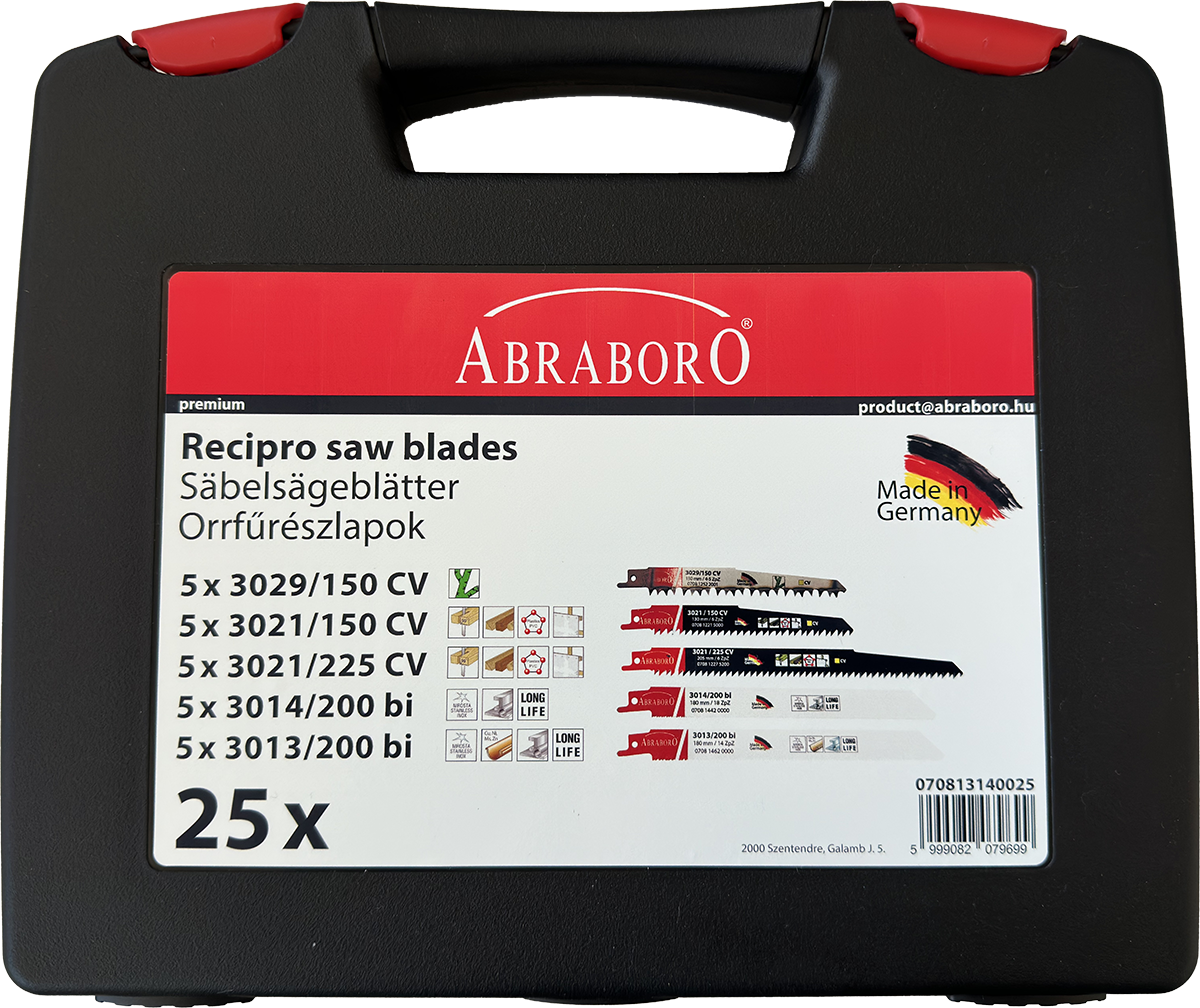 Abraboro Orrfűrészlap készlet, 25 részes termék fő termékképe
