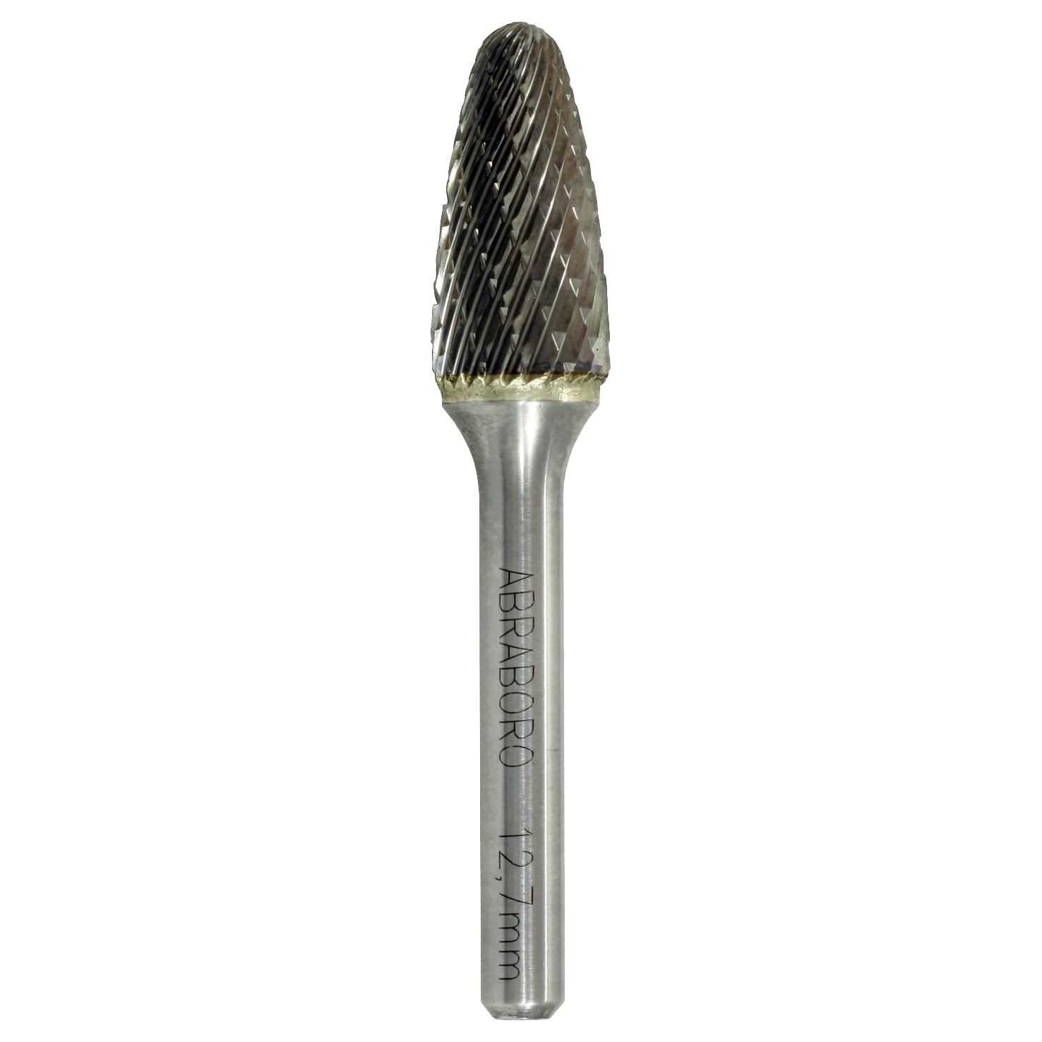 Abraboro 10 x 65/20 mm F alakú keményfém turbómaró standard fogazással termék fő termékképe