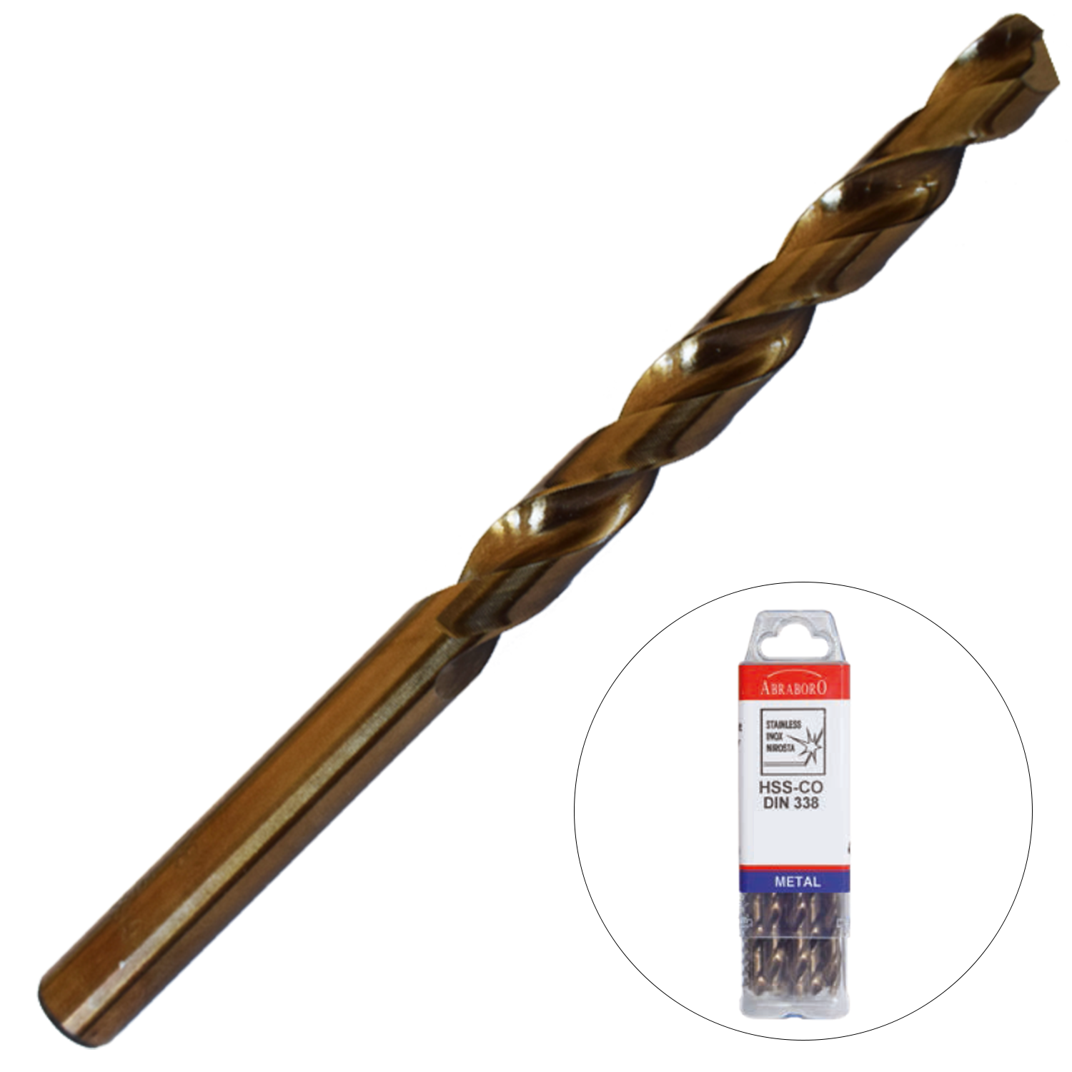 Abraboro 8.8 x 125 / 81 mm HSS-Co fémcsigafúró X-Pack, 10 db/csomag termék fő termékképe