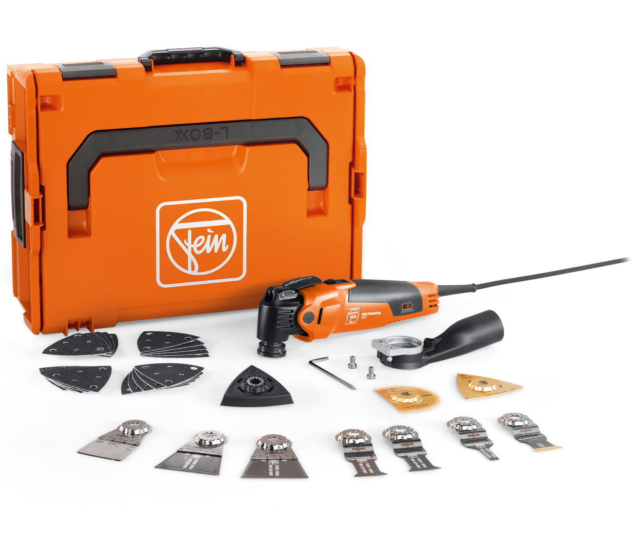 Fein MultiMaster MM 500 Plus Top oszcilláló szerszám szett építkezési és felújítási munkákhoz (L-BOXX-ban) termék fő termékképe