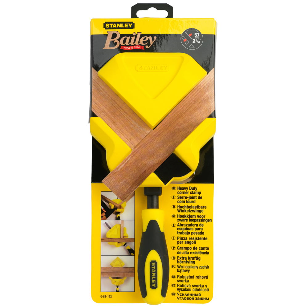 Stanley 0-83-122 BAILEY sarokszorító, profi, 57 mm termék fő termékképe