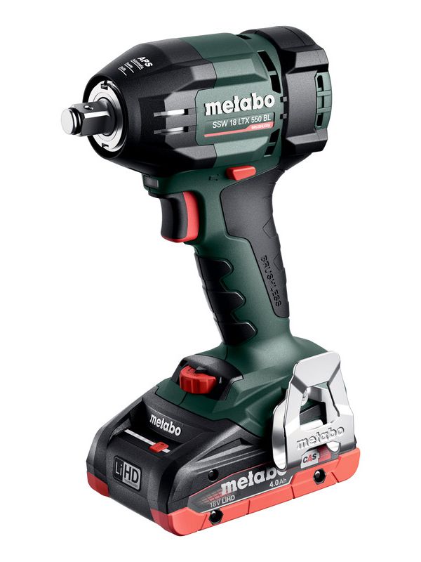 METABO SSW 18 LTX 550 BL akkumulátoros ütvecsavarozó (2 x 4.0 Ah LiHD akkuval, metaBOX kofferben) termék fő termékképe