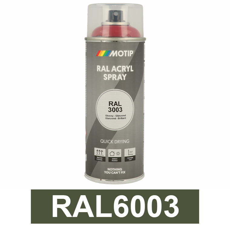 Motip Ipari festék spray, RAL6003, 400 ml termék fő termékképe