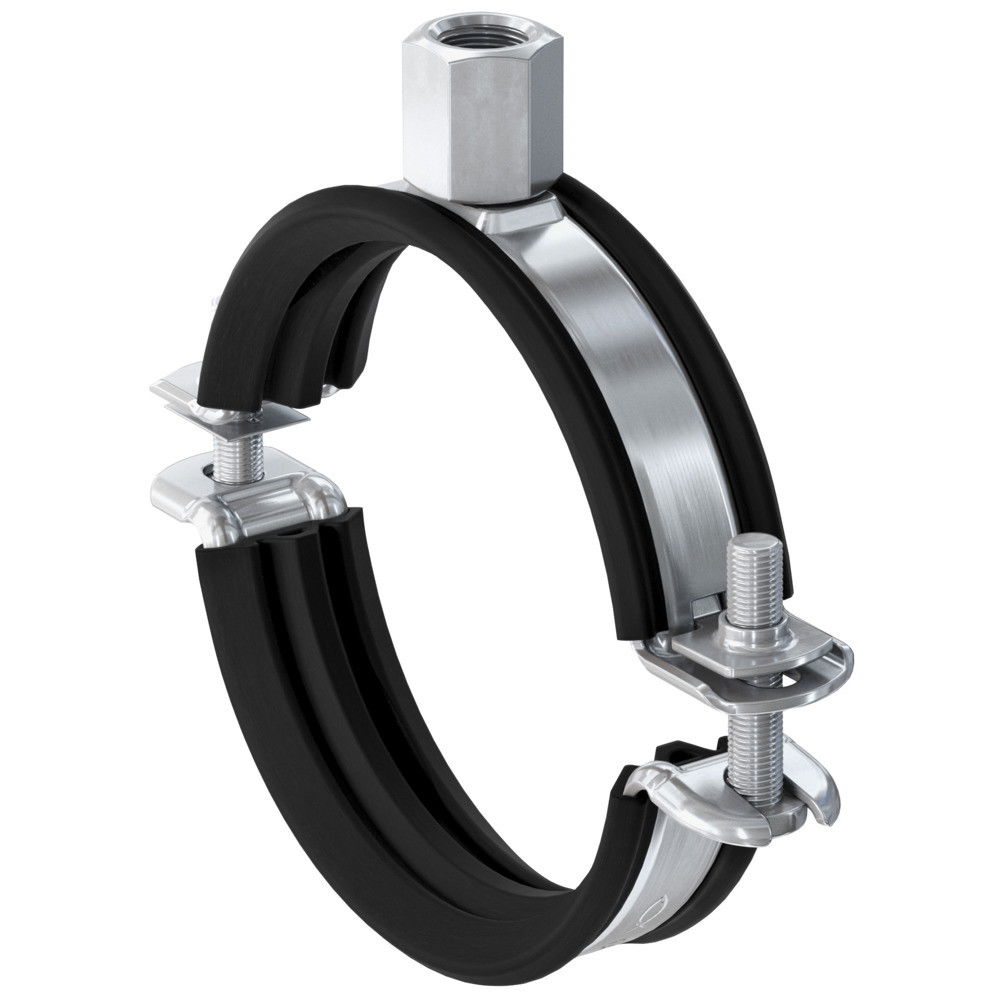 Fischer FRS-L 205 - 213 M8 / M10 kétcsavaros gumibetétes csőbilincs, 15 db/csomag termék fő termékképe