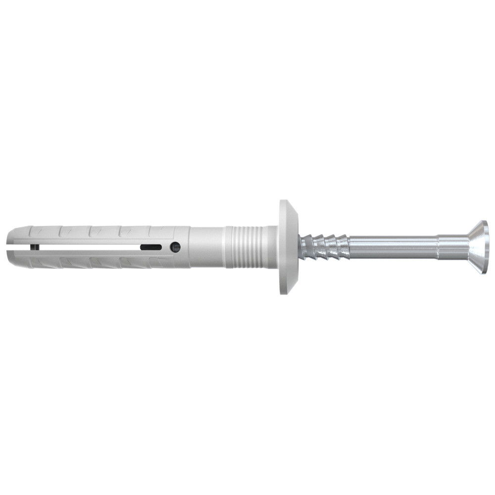 Fischer N 8 x 40/1 P gvz beütődübel lapos peremmel, előszerelt szegcsavarral, 50 db/csomag termék fő termékképe