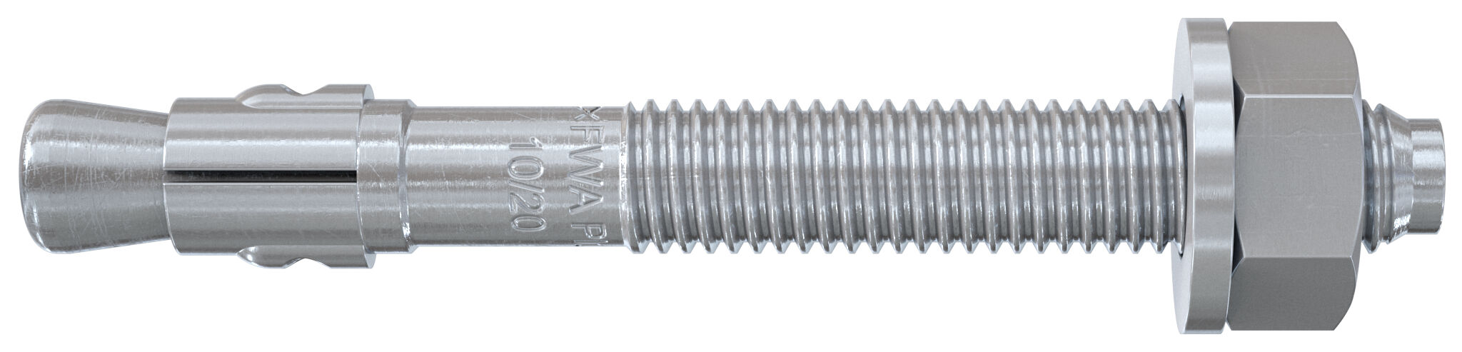 Fischer FWA Plus 10/30 zp horganyzott acél alapcsavar, 50 db/csomag termék fő termékképe